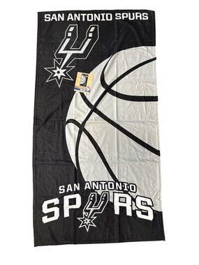 NBA San Antonio Spurs Beach Towel 60”X30” NWT